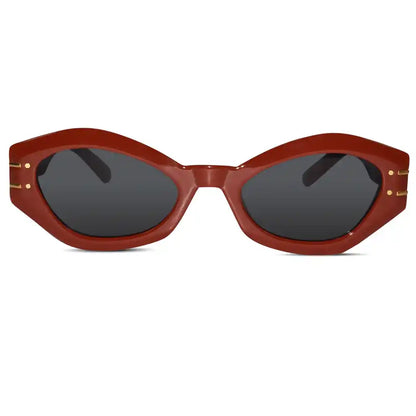 White Bold Cat eye Sunglasses For Women