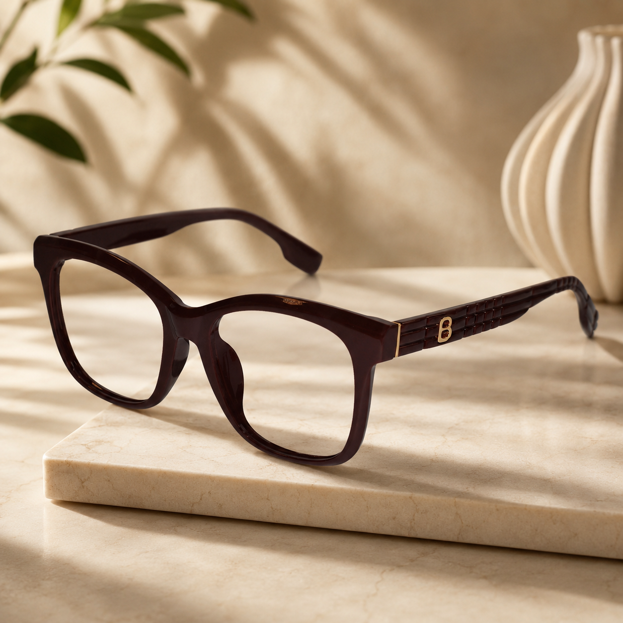 RED Bold Eyeglasses For Men & Women LKE68015-RED