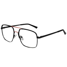 Black Aviator Eyeglasses For Men ELE8609-RED