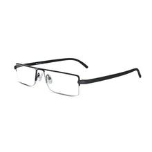 Readers Matte Black Half Rim Rectangle