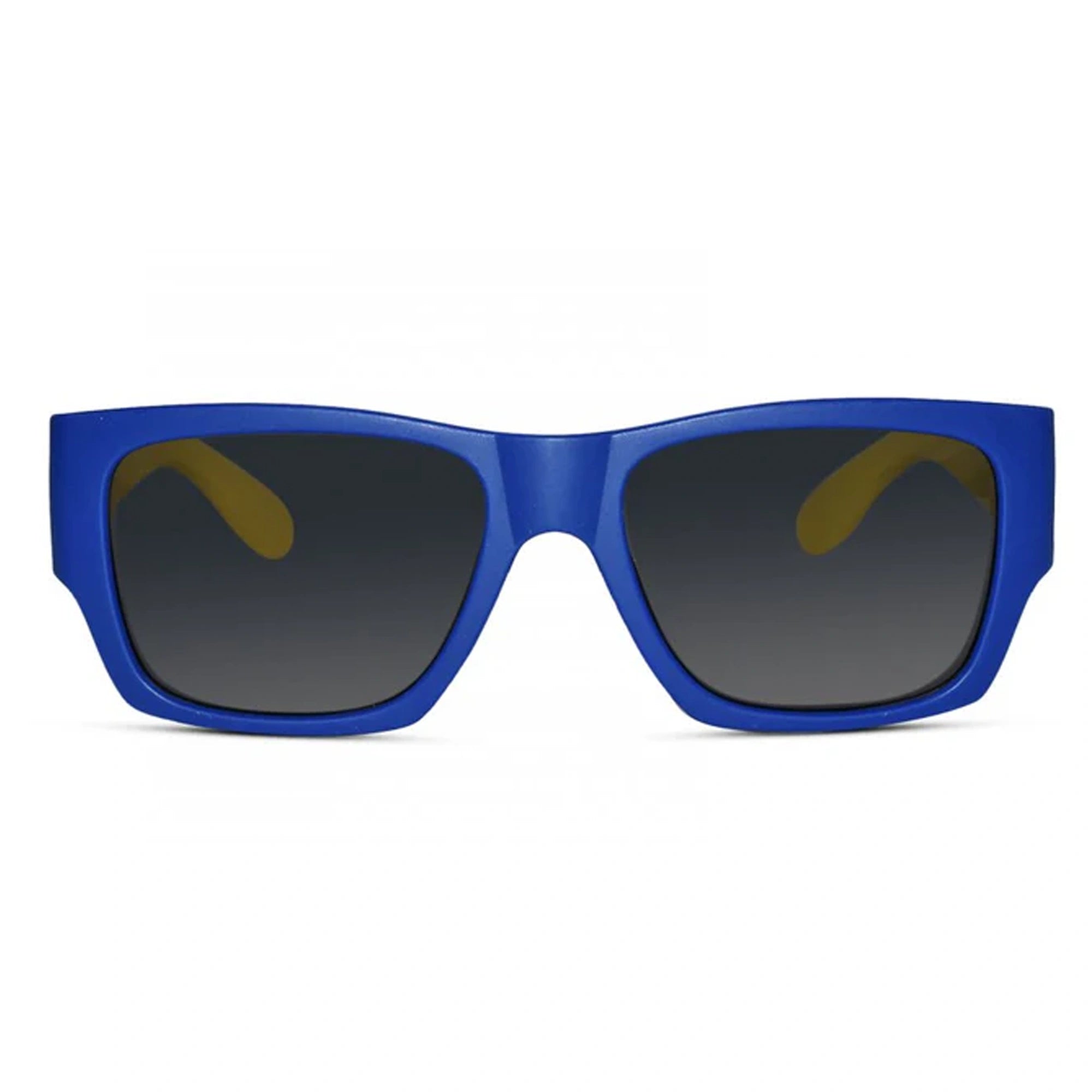 Rectangle Blue Kids Sunglasses LKSK8869-BLU-YLW