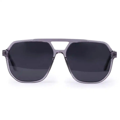 Crystal grey transparent Marshall eyeglasses