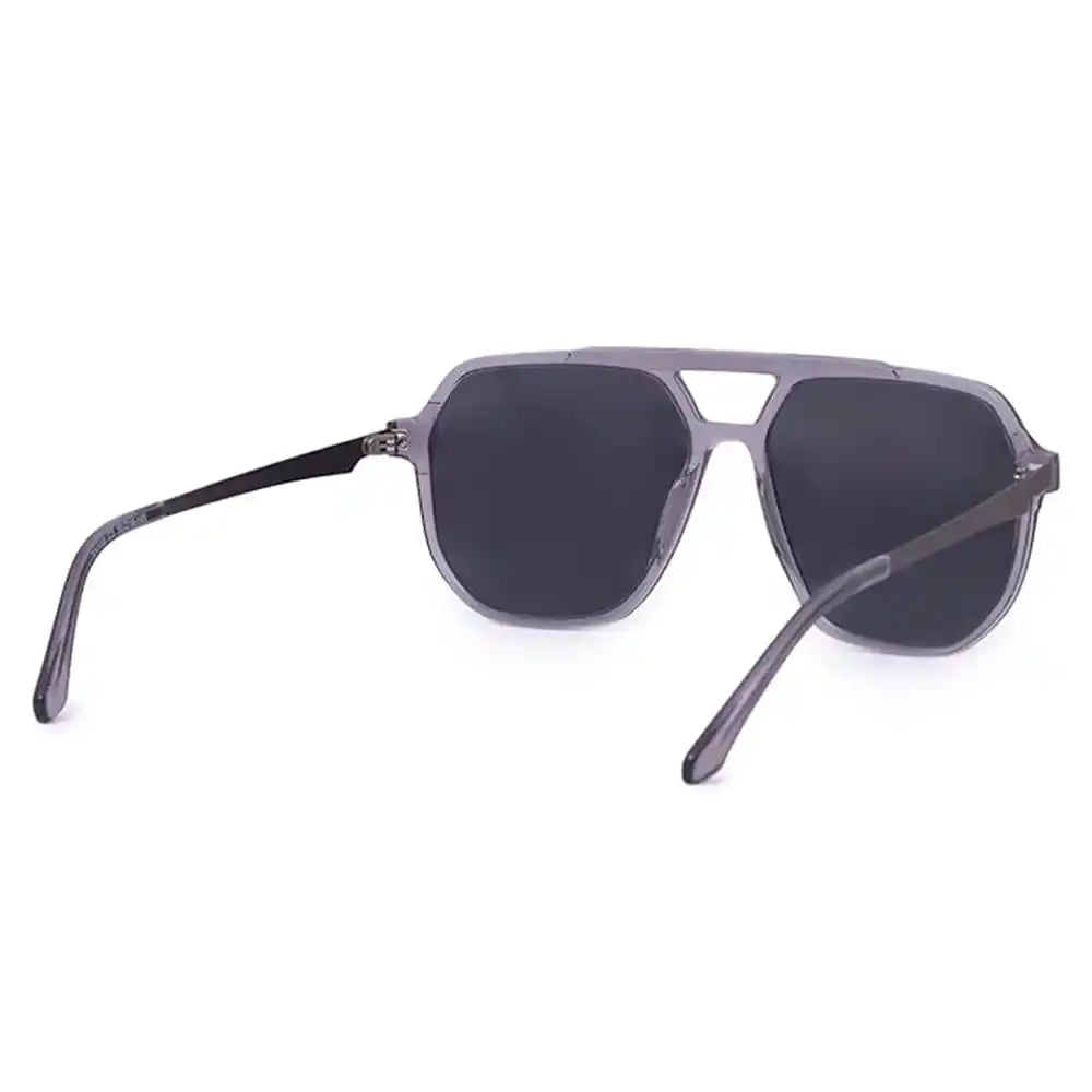 Crystal grey transparent Marshall eyeglasses