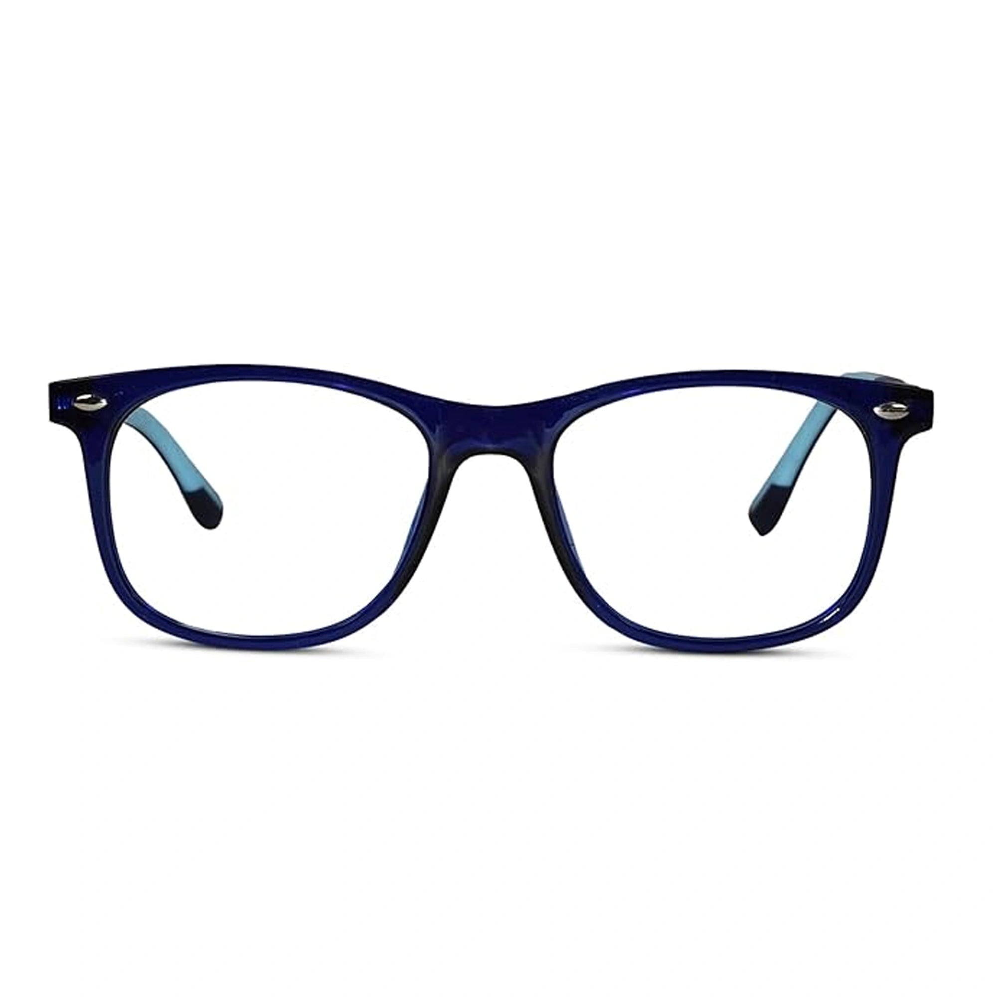 Rectangular Blue Eyeglasses For Kids LKEK2310-BLU