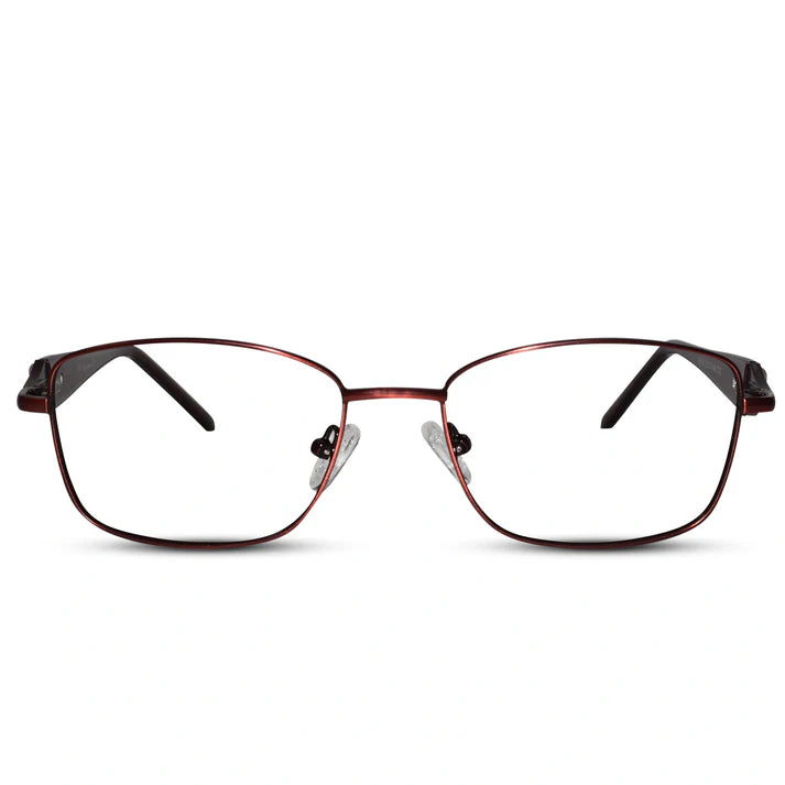 Blue Designer Rimless Cat eye Eyeglasses For Women