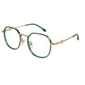 Red Hexagonal Eyeglasses For Women LKE0672-GREEN
