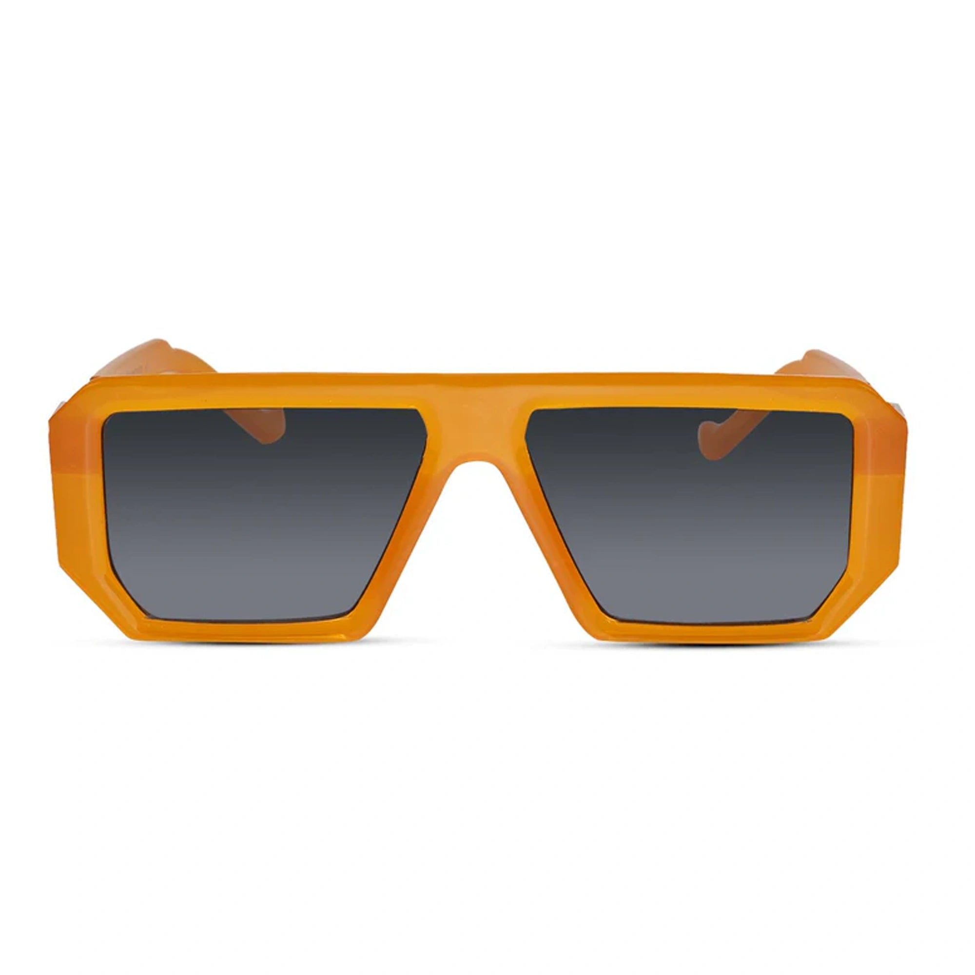Retro Designer Orange Sunglasses For Men LKS8725-ORNG