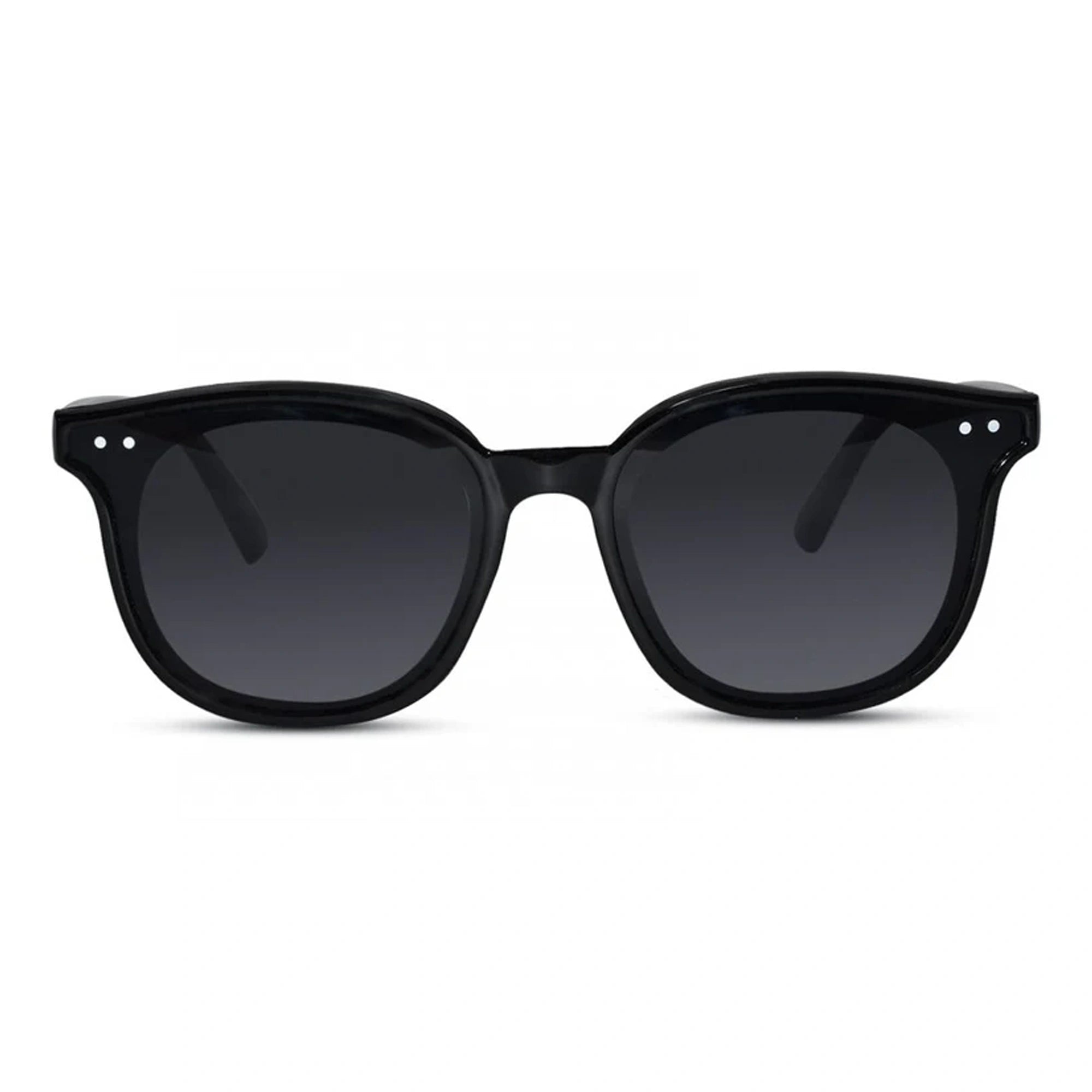 Retro Wayfarer Black Kids Sunglasses LKSK1632-BLK