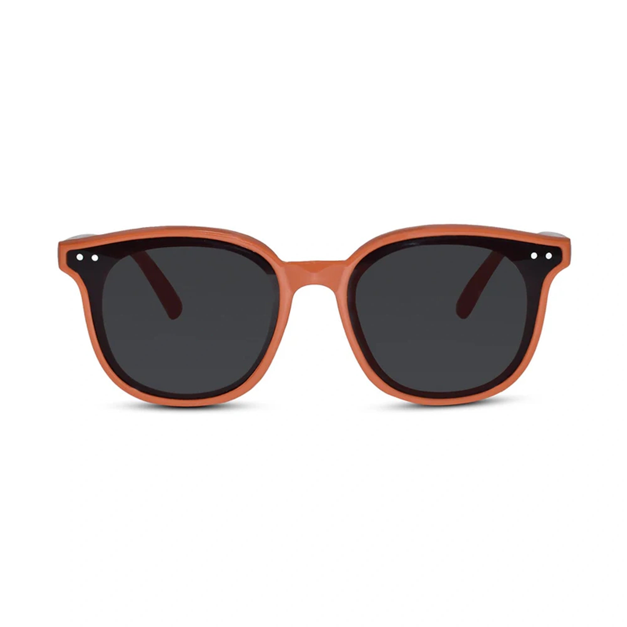 Retro Wayfarer Orange kids Sunglasses LKSK1632-ORN