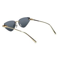 Rimless Cat Eye Sunglasses for Women