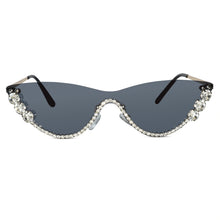 Rimless Cat Eye Sunglasses for Women
