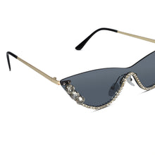 Rimless Cat Eye Sunglasses for Women