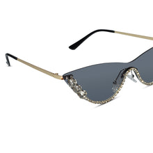 Rimless Cat Eye Sunglasses for Women