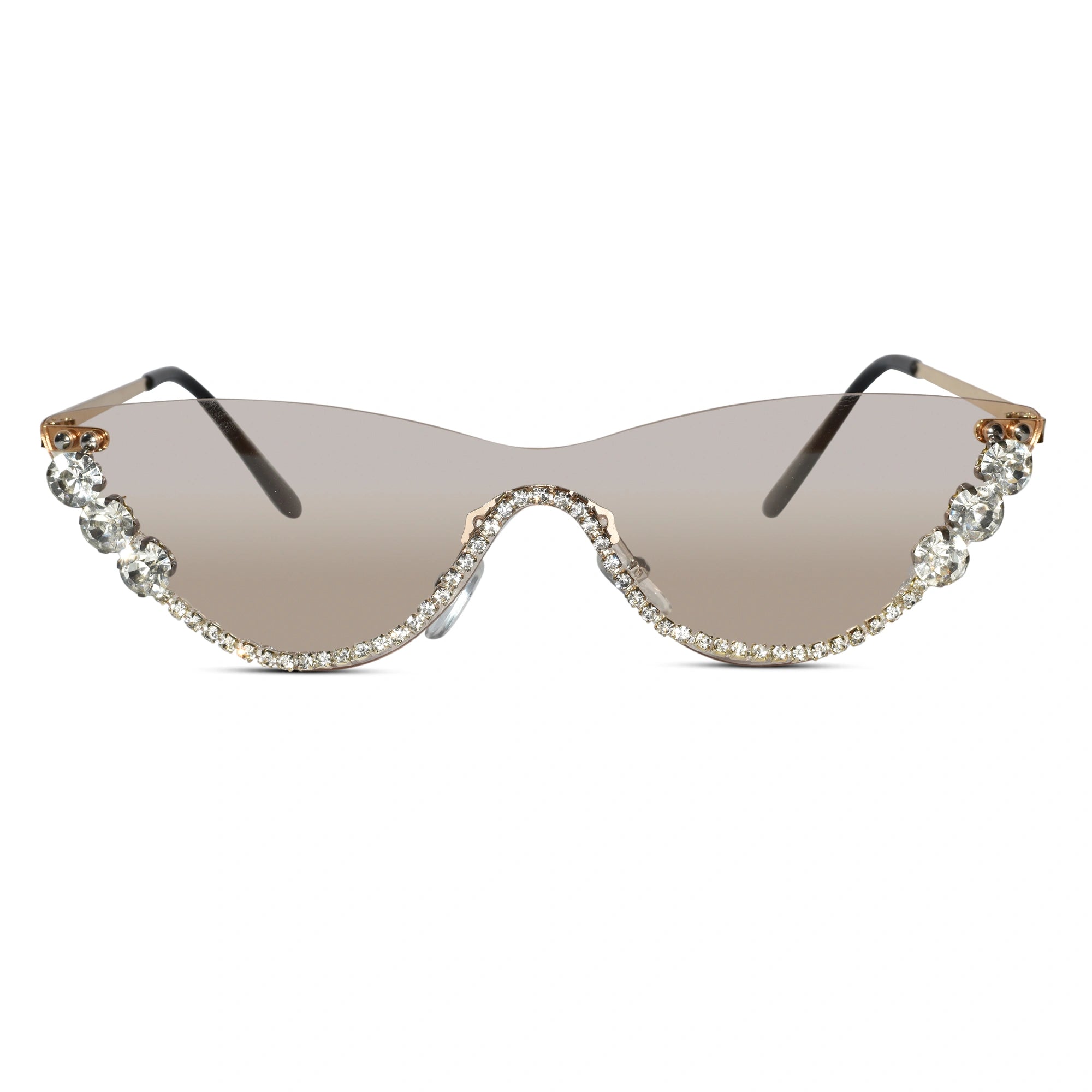 Rimless Cat Eye Sunglasses for Women ELS2026S011-PNK
