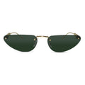 Rimless Cat Eye Sunglasses for Women ELS2026S12-GRN GLD