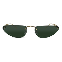 Rimless Cat Eye Sunglasses for Women