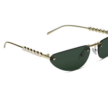 Rimless Cat Eye Sunglasses for Women