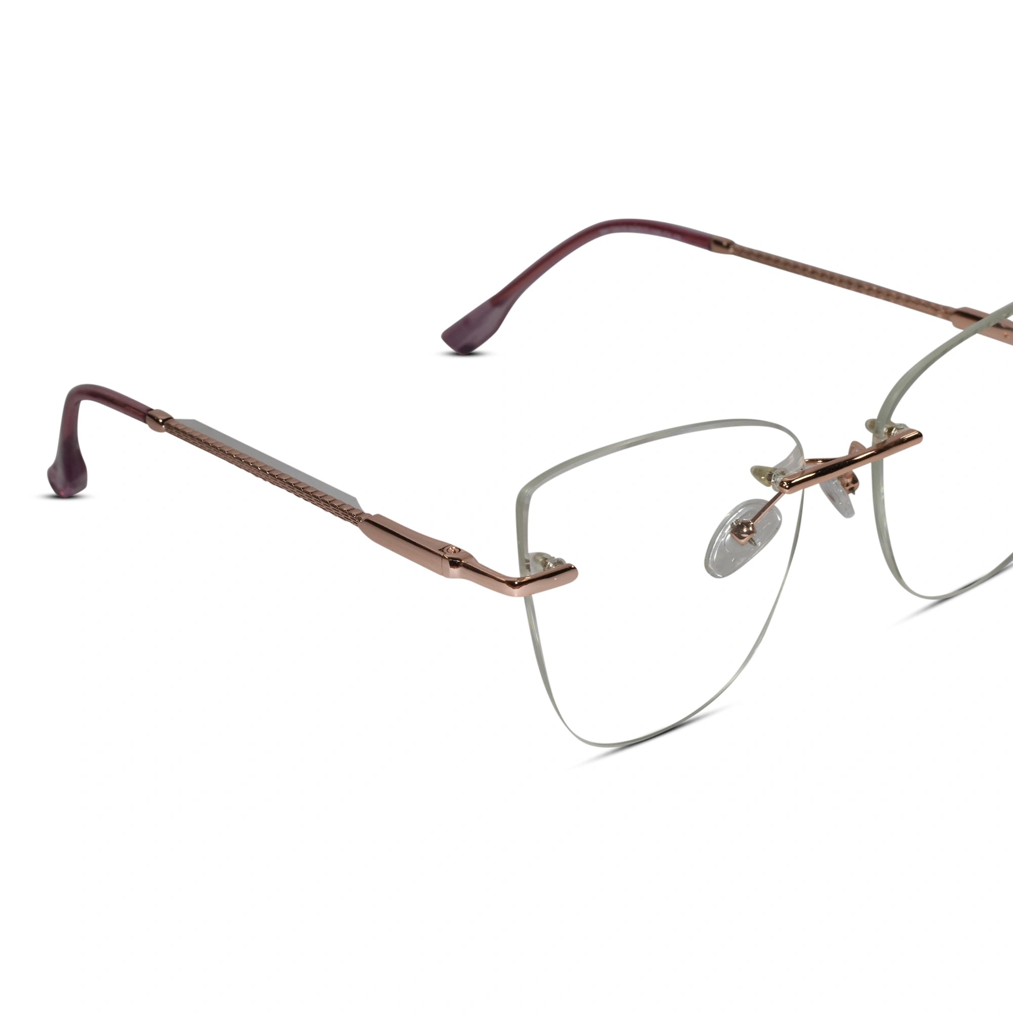 Rimless Eyeglasses for  Women ELE7201-PNK