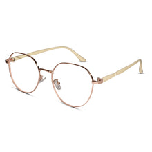 Metal Black Round Eyeglasses For Men and Women