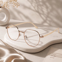 Rosegold Round Eyeglasses for men And Men & Women