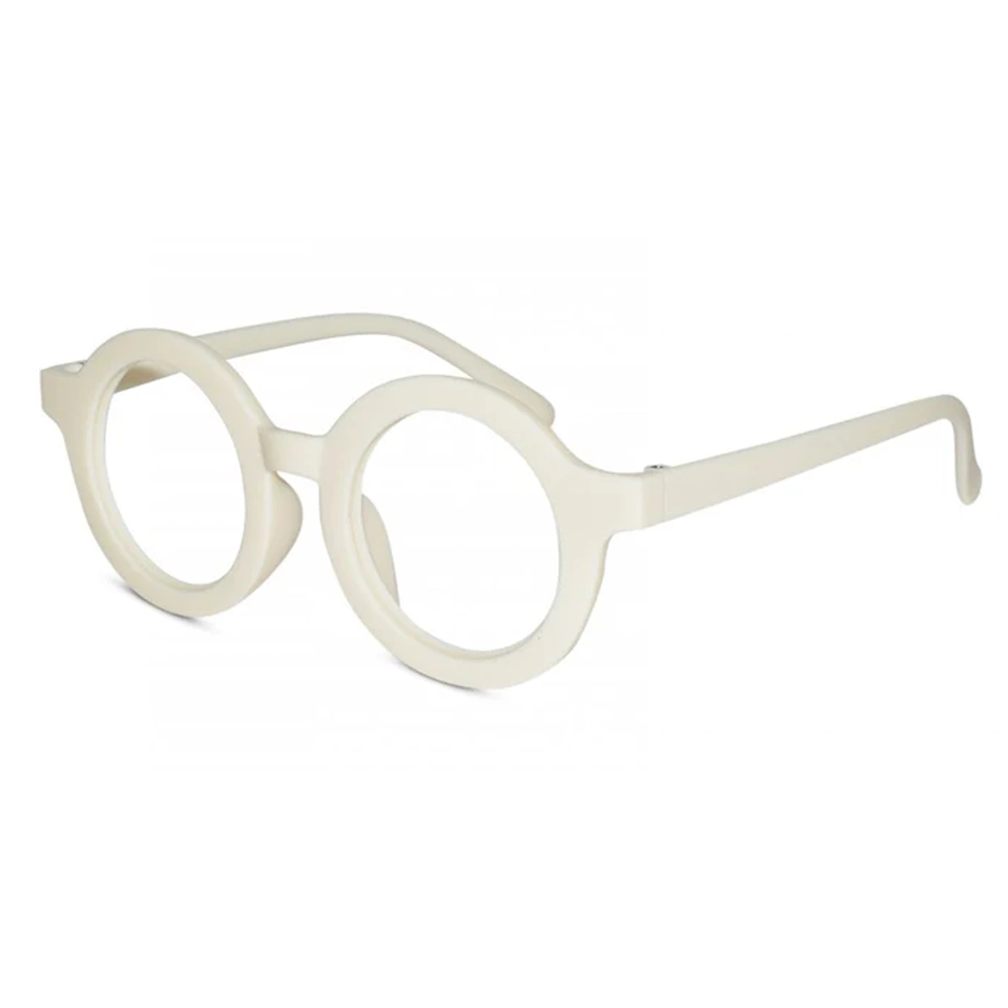 Round Shape White Color Eyeglasses For Kids LKE83108-WHT
