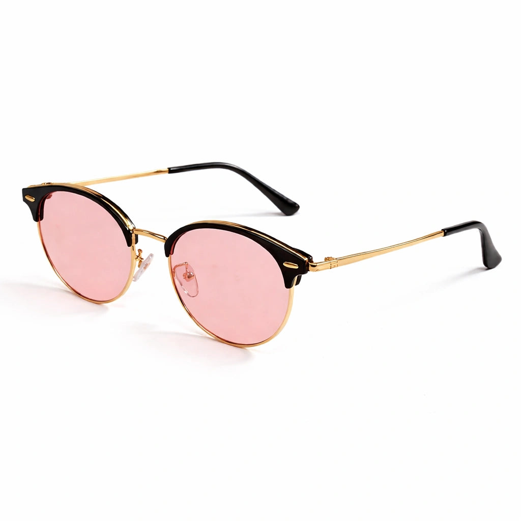 Round Sunglasses For Men & Women LKS22024-PNK