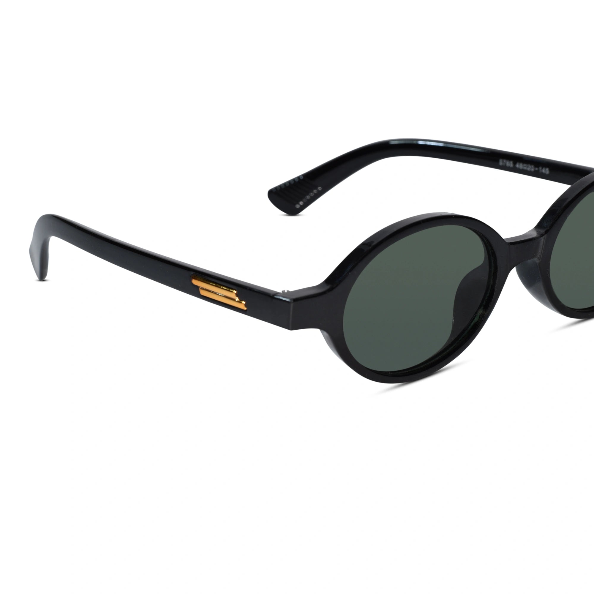 Round Sunglasses for Men & Women ELS2026S07-BLK