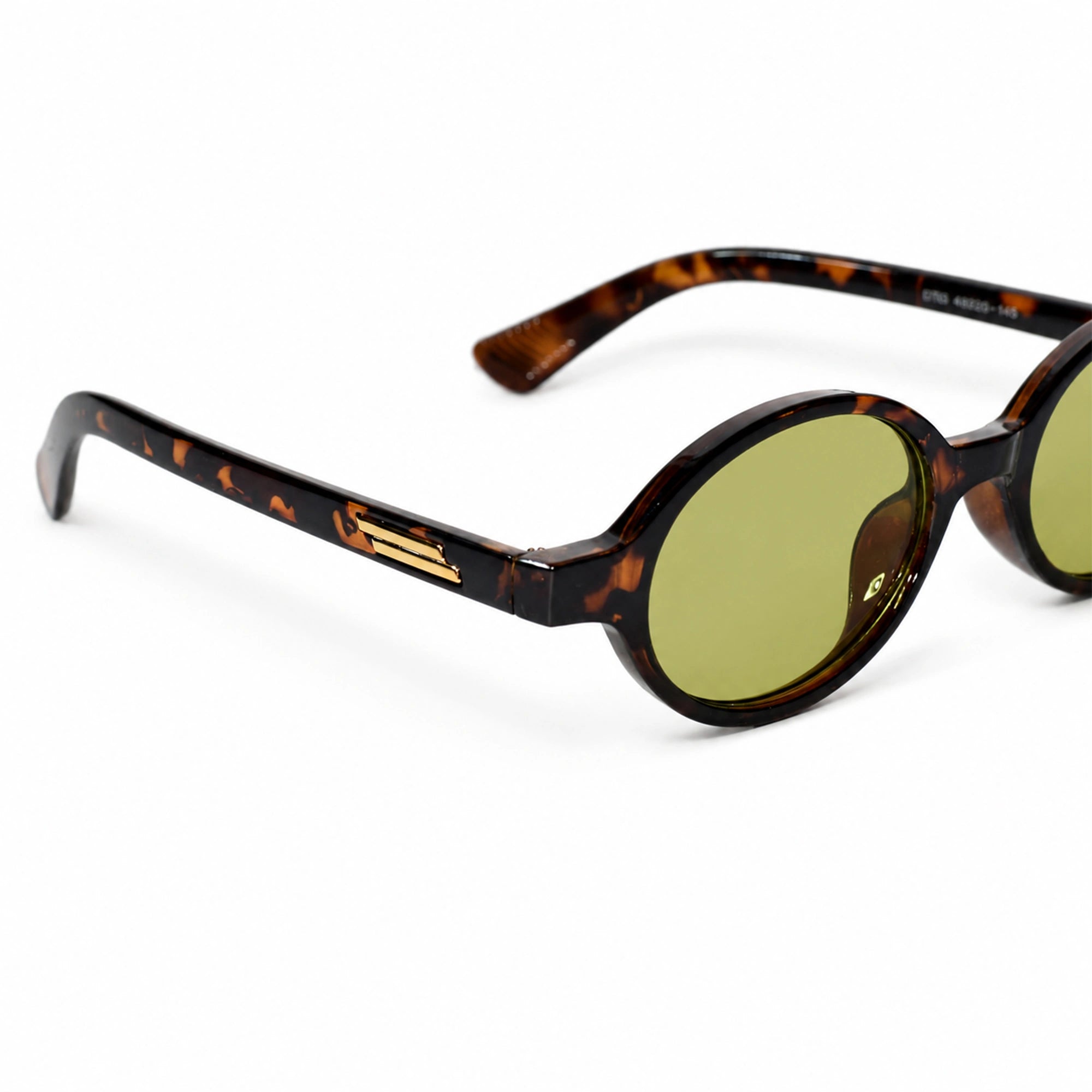 Round Sunglasses for Men & Women ELS2026S07-DA BRN