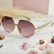 RoyalGaze | Designer Green Oversized Sunglasses For Women
