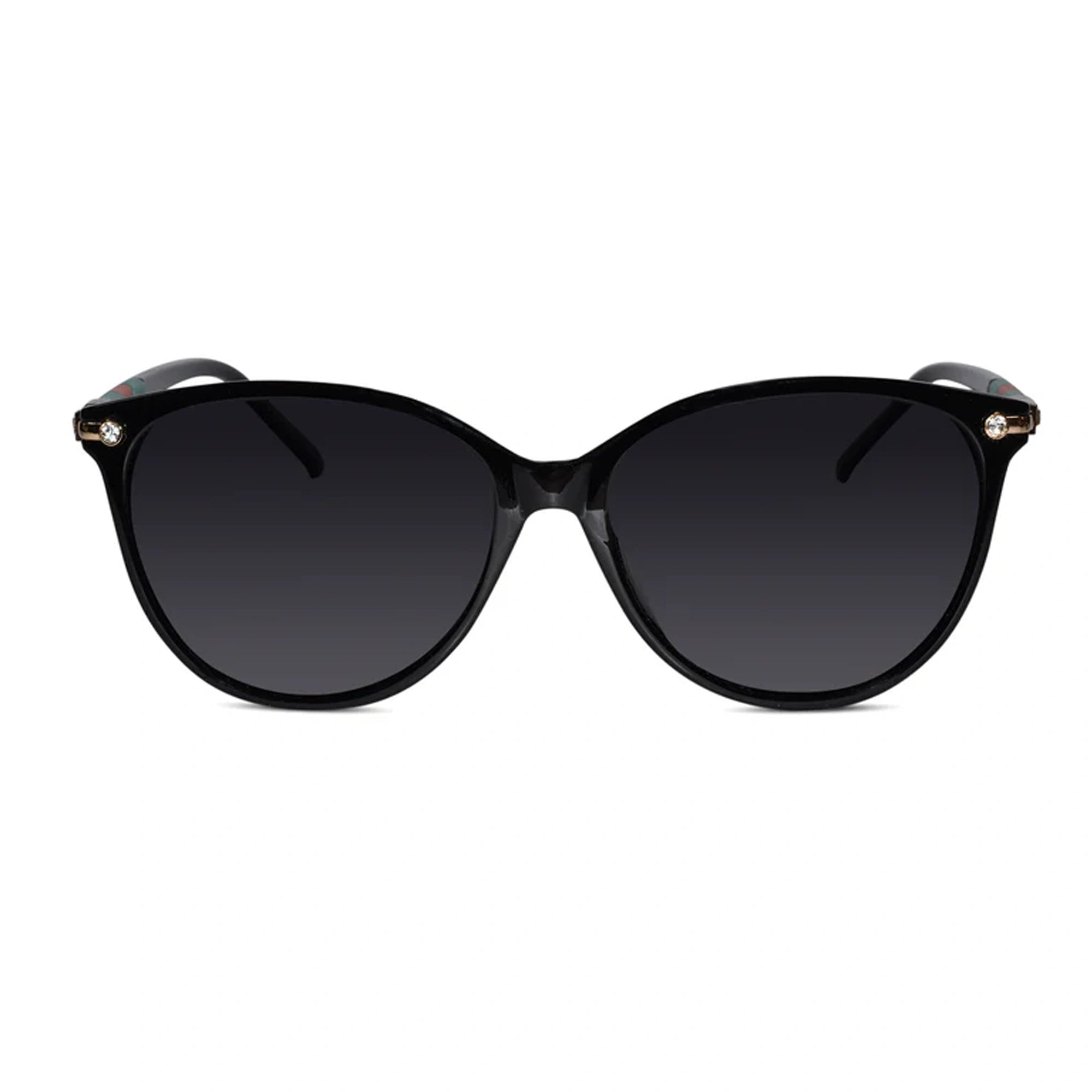 RoyalGaze| Polarized Cateye Black Sunglasses For Women LKS9055-BLK