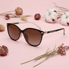 RoyalGaze|Polarized Cateye Brown Sunglasses For Women