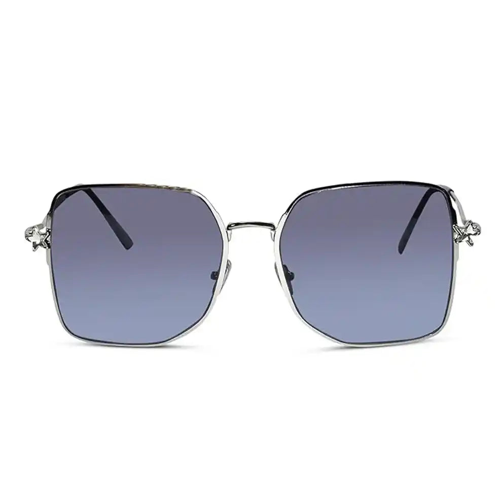 STAR | Metal Sleek Oversize Square Sunglasses ELS7514-GRY