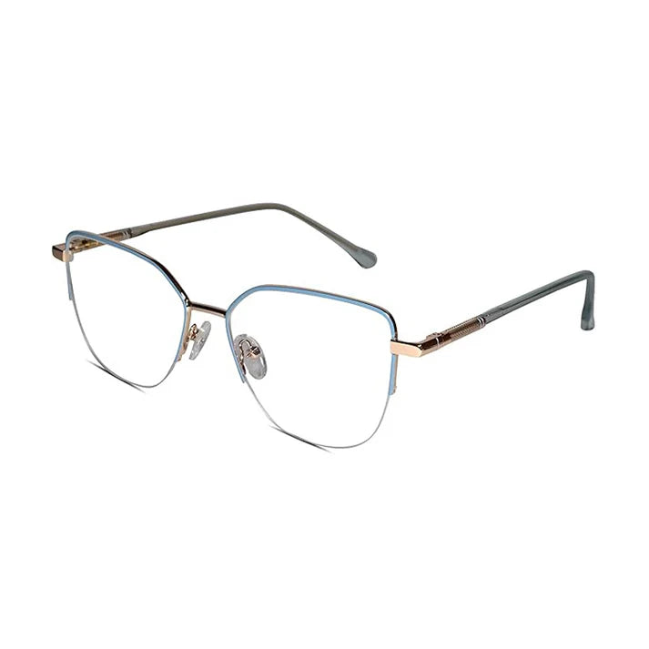 Semi Frame Cat eye Computer Glasses For Eye Protection