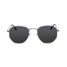 Sleek Silver hexagonal Sunglasses For Men & Women