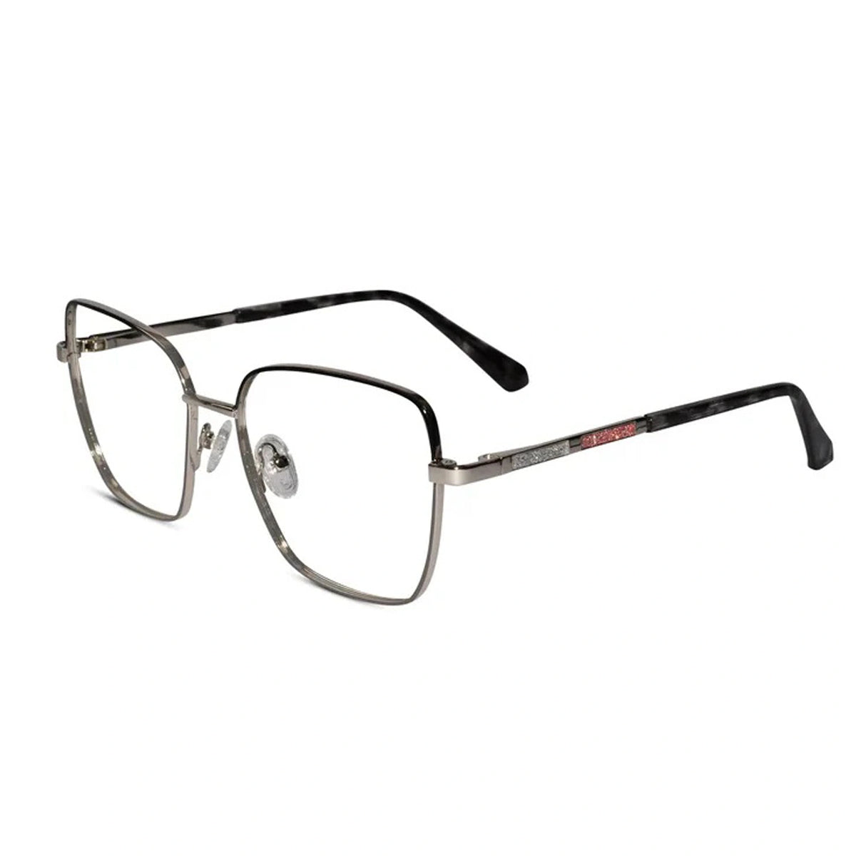 Silver Oversize Eyeglasses & Computer Glaases For