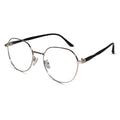 Silver Round Eyeglasses For Women LKE8034-SILVER