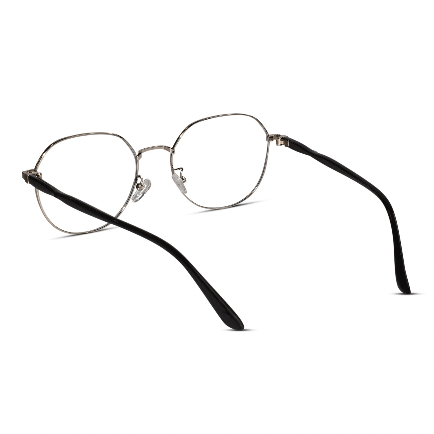 Silver Round Eyeglasses For Women LKE8034-SILVER