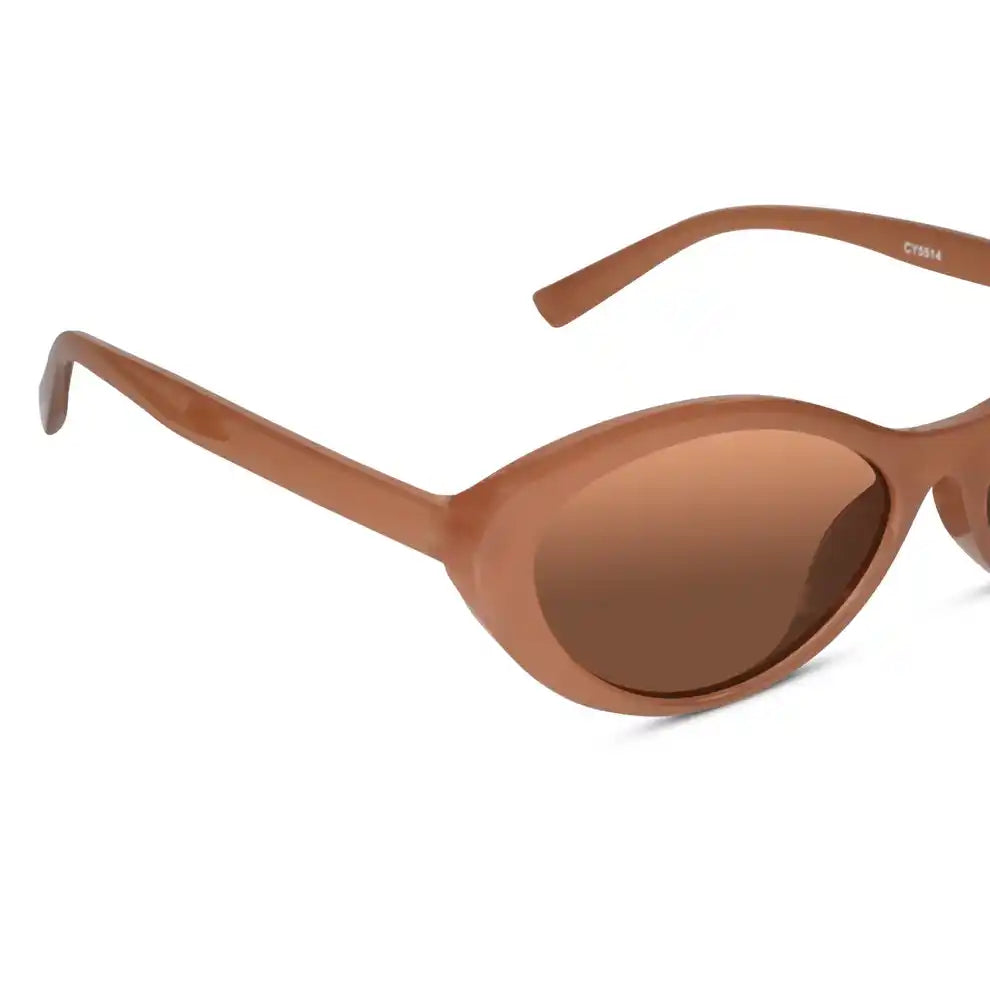 Sleek | Brown Cateye Sunglasses for Women LKS5514-BRN