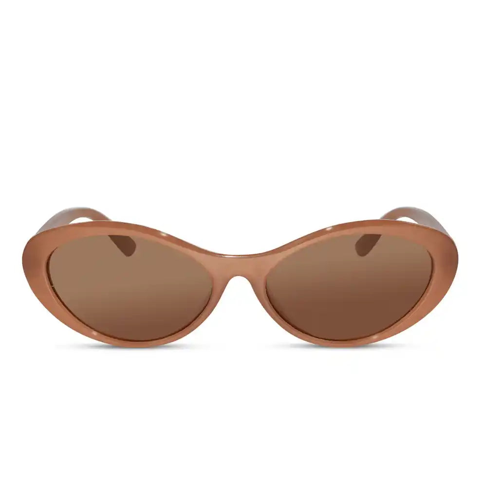 Sleek | Brown Cateye Sunglasses for Women LKS5514-BRN