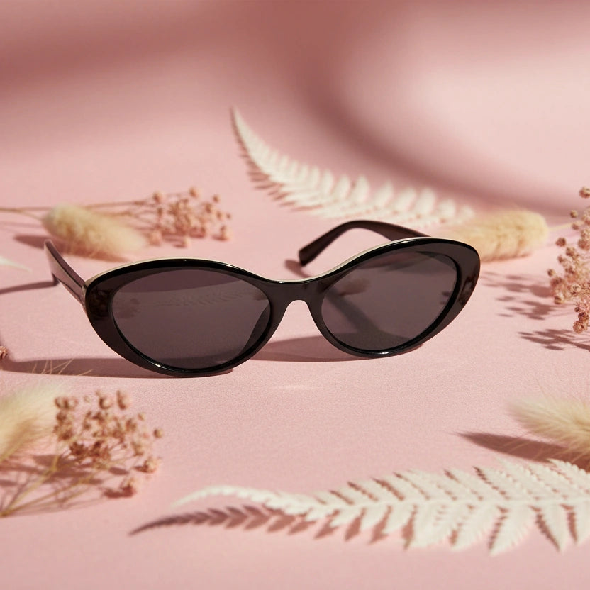 Sleek | Black Cateye  Sunglasses for Women  LKS5514-BLK