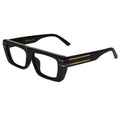 Designer Sleek Black Rectangular Eyeglasses ELE.D29-BLK