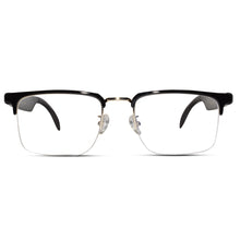Smart Bluetooth Half Frame Black Eyeglasses For Men & Women