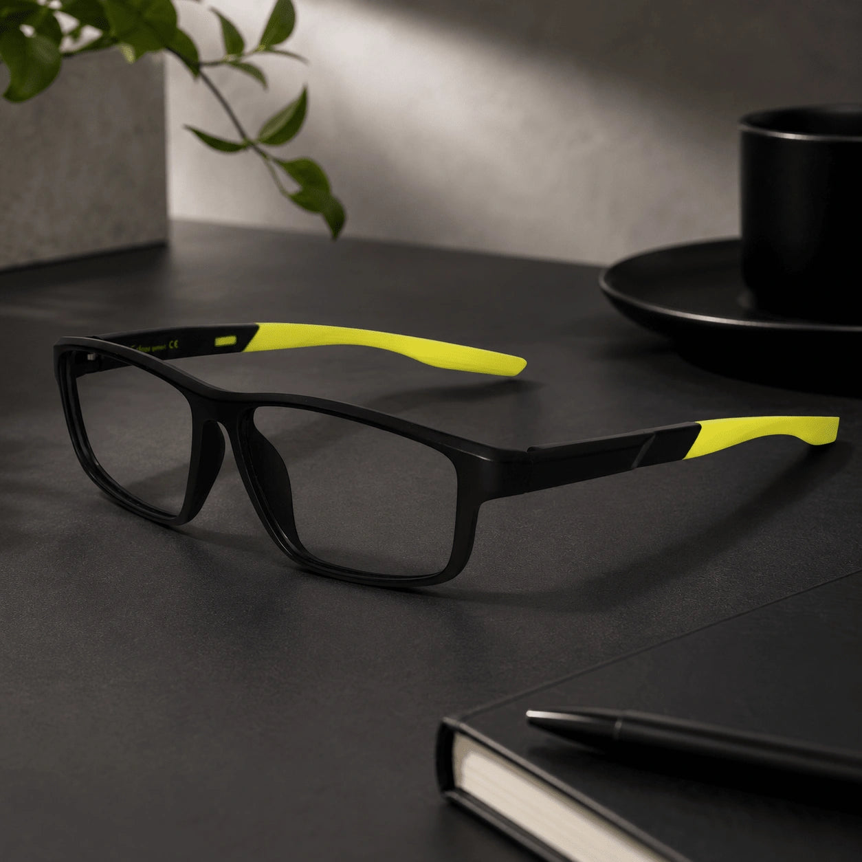 Sports Eyeglasses For Men & Women ELE0091-BLK