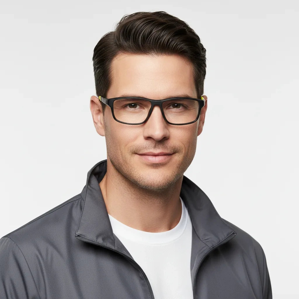 Sports Eyeglasses For Men & Women ELE0091-BLK