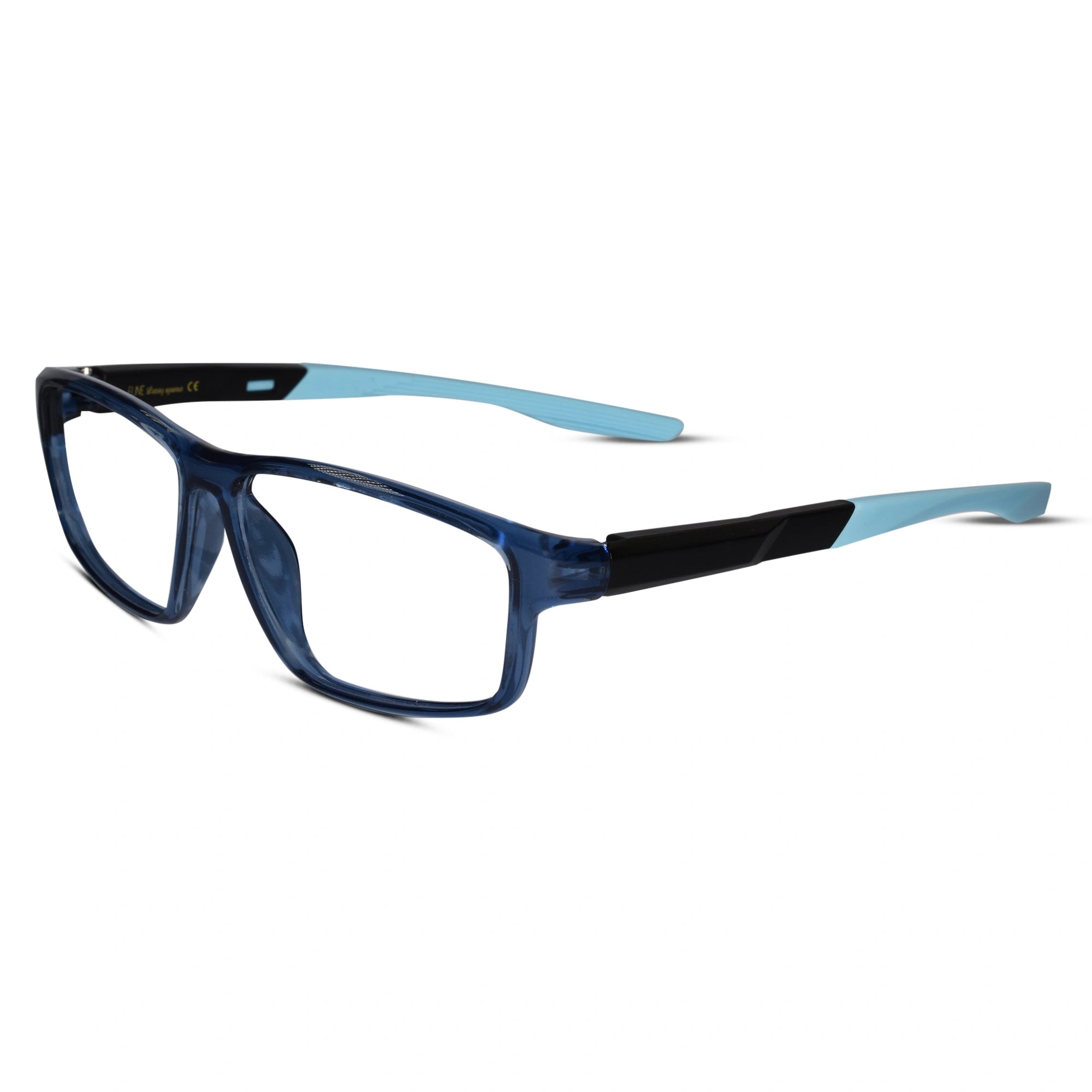 Sports Eyeglasses For Men & Women ELE0091-BLU-BLK