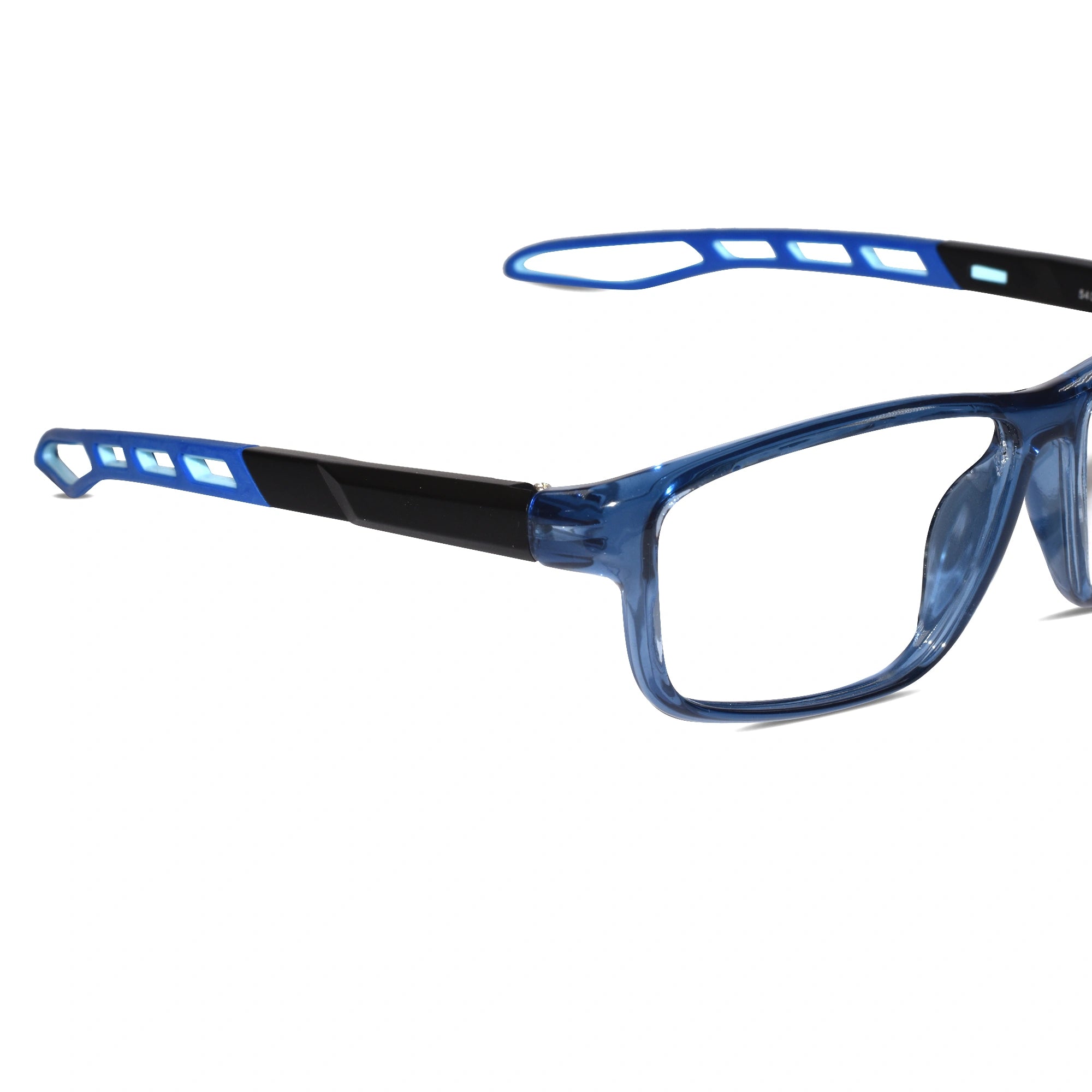 Sports Eyeglasses For Men & Women ELE0091-BLU-BLK
