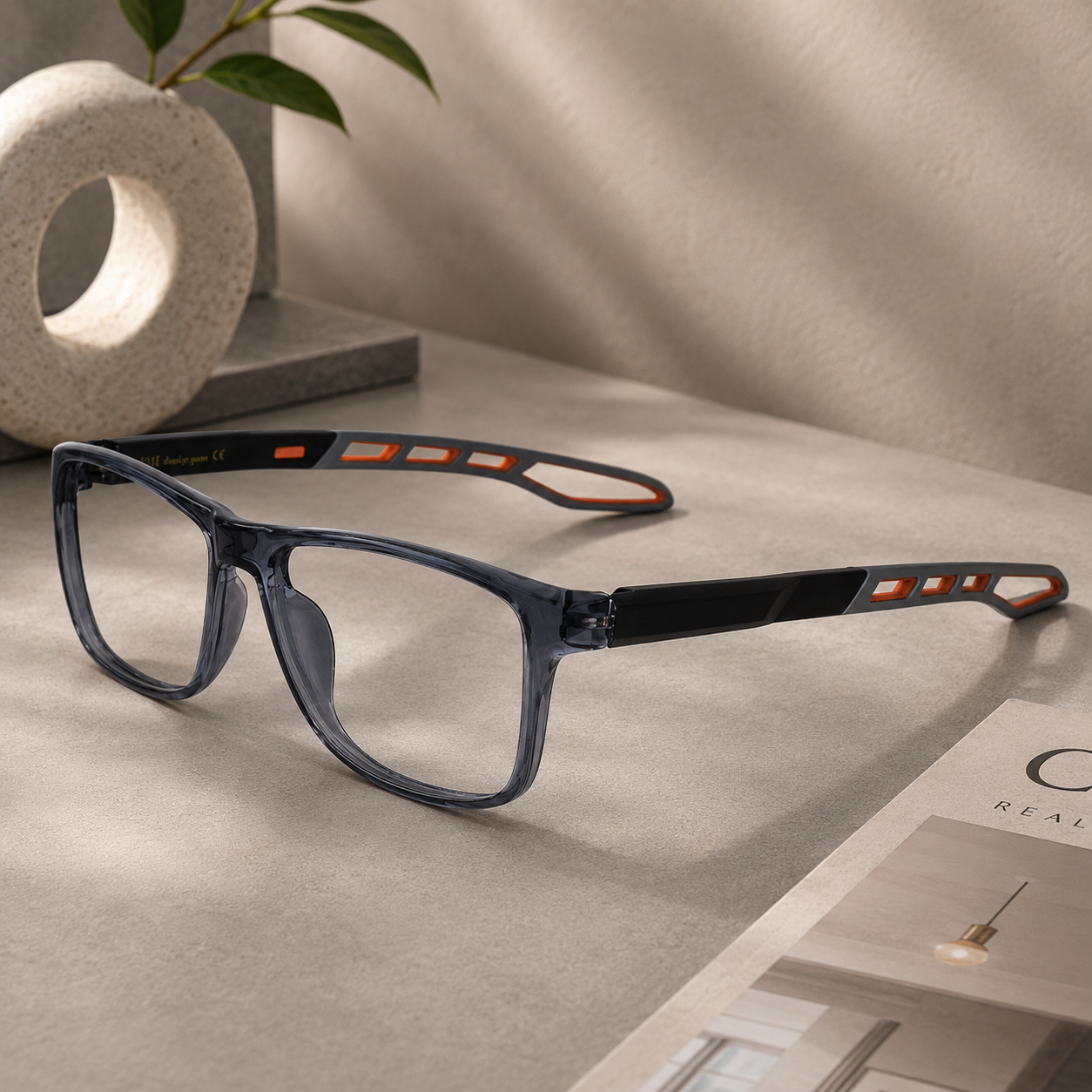 Sports Eyeglasses For Men & Women ELE0098-GRY