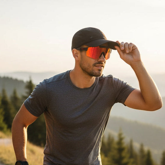 Sports Sunglasses  For Men & Women LKS3049-Orange