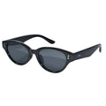 Stylish Dark Lens For Kids Black Cateye Sunglasses For Girls & Boy LKKS-2025-4-BLK