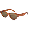 Stylish Dark Lens For Kids Brown Cateye Sunglasses For Girls & Boy LKKS2025-4-BRN